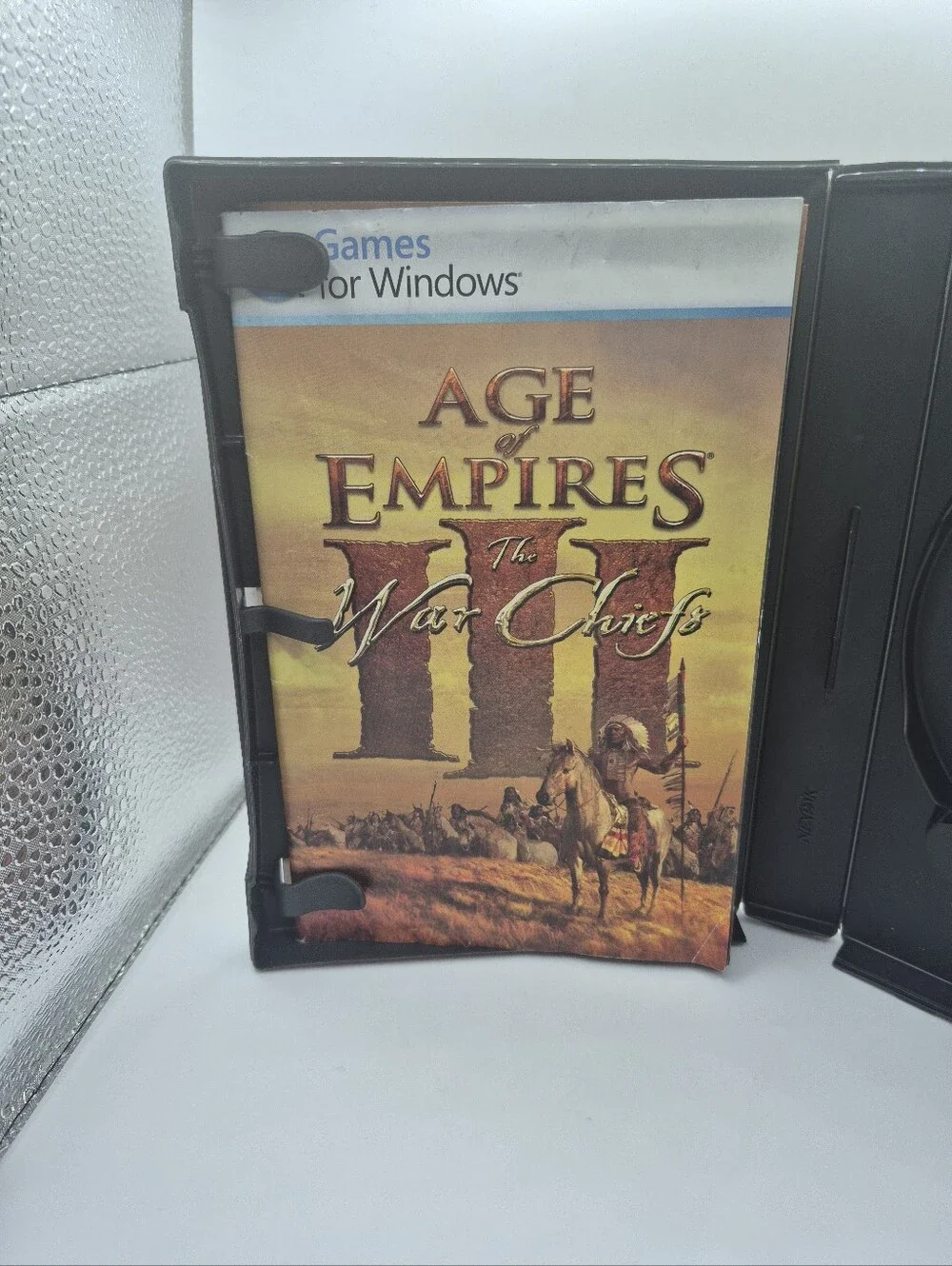 Age of Empires III The War Chiefs (Box, Key, Manual, Quick Reference) No Discs